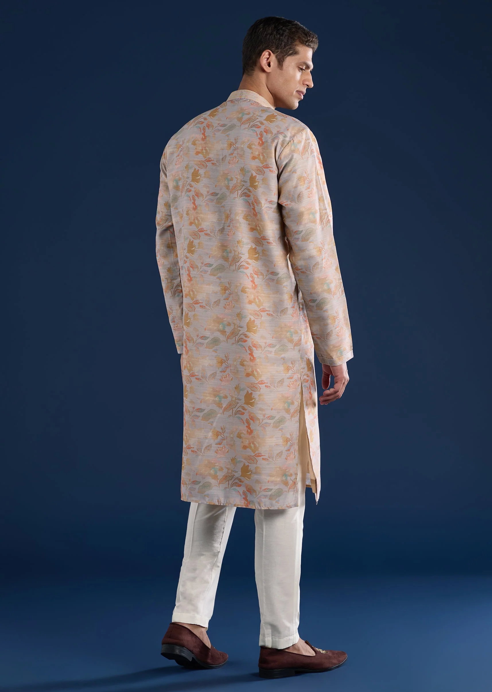 Beige Casual Kurta Set - Image 5