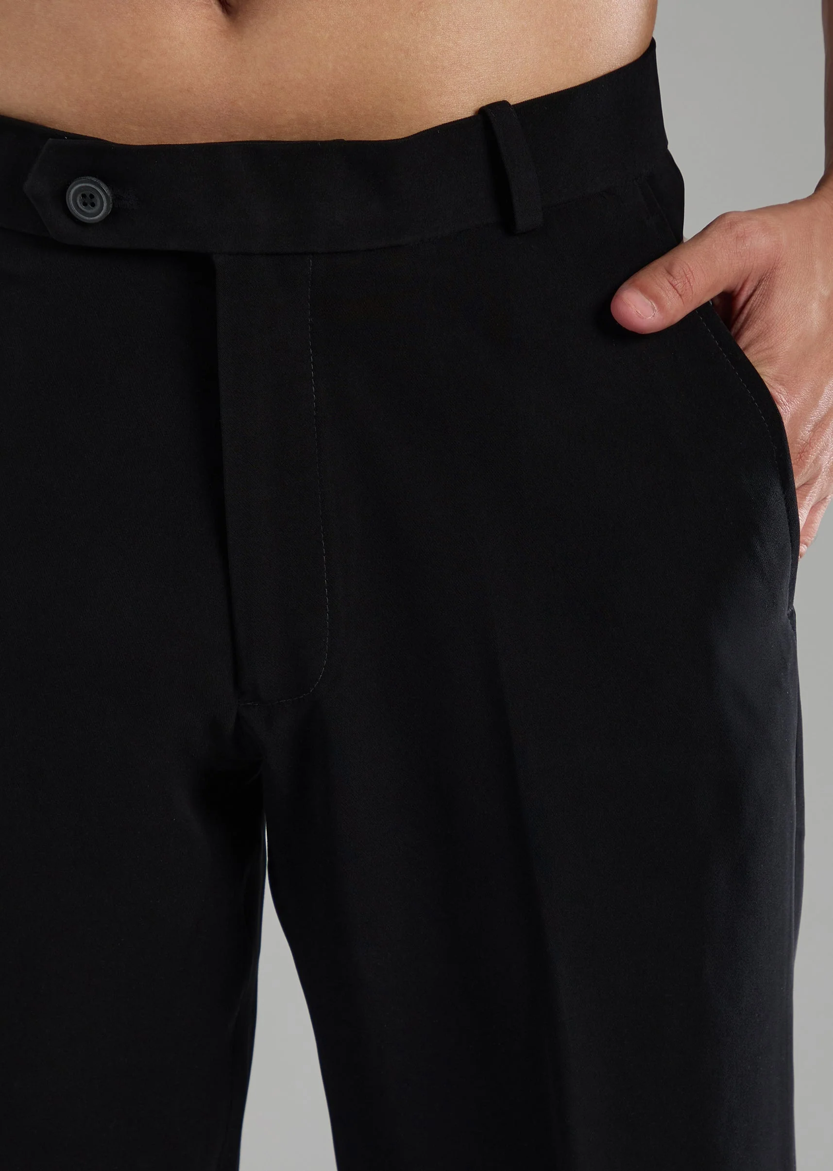 Black Embellished Tuxedo Set with Bow Tie - Image 7