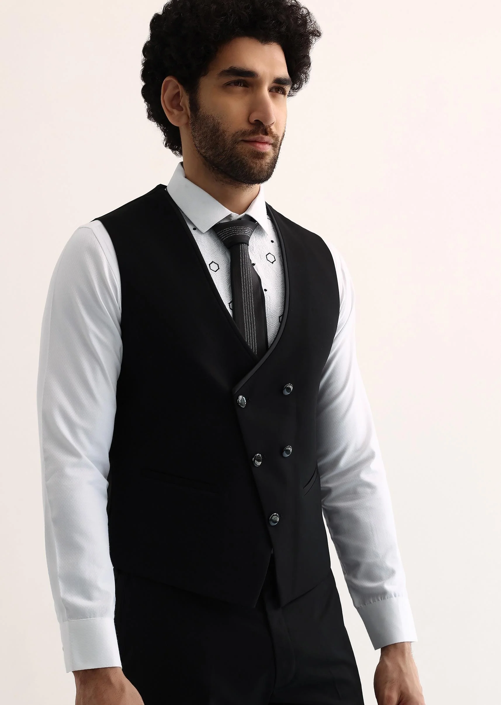 Black Embroidered Tuxedo - Image 6