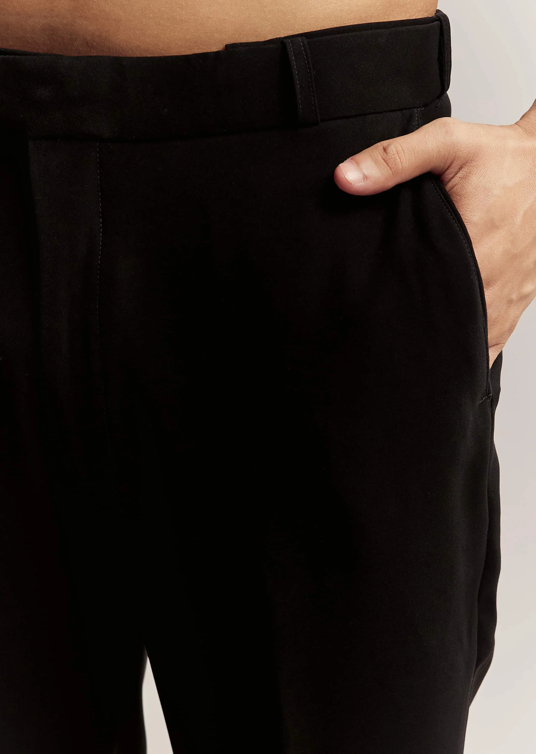 Black Imported Organza Indo Western For Men With Heavy Embroidery - Image 7