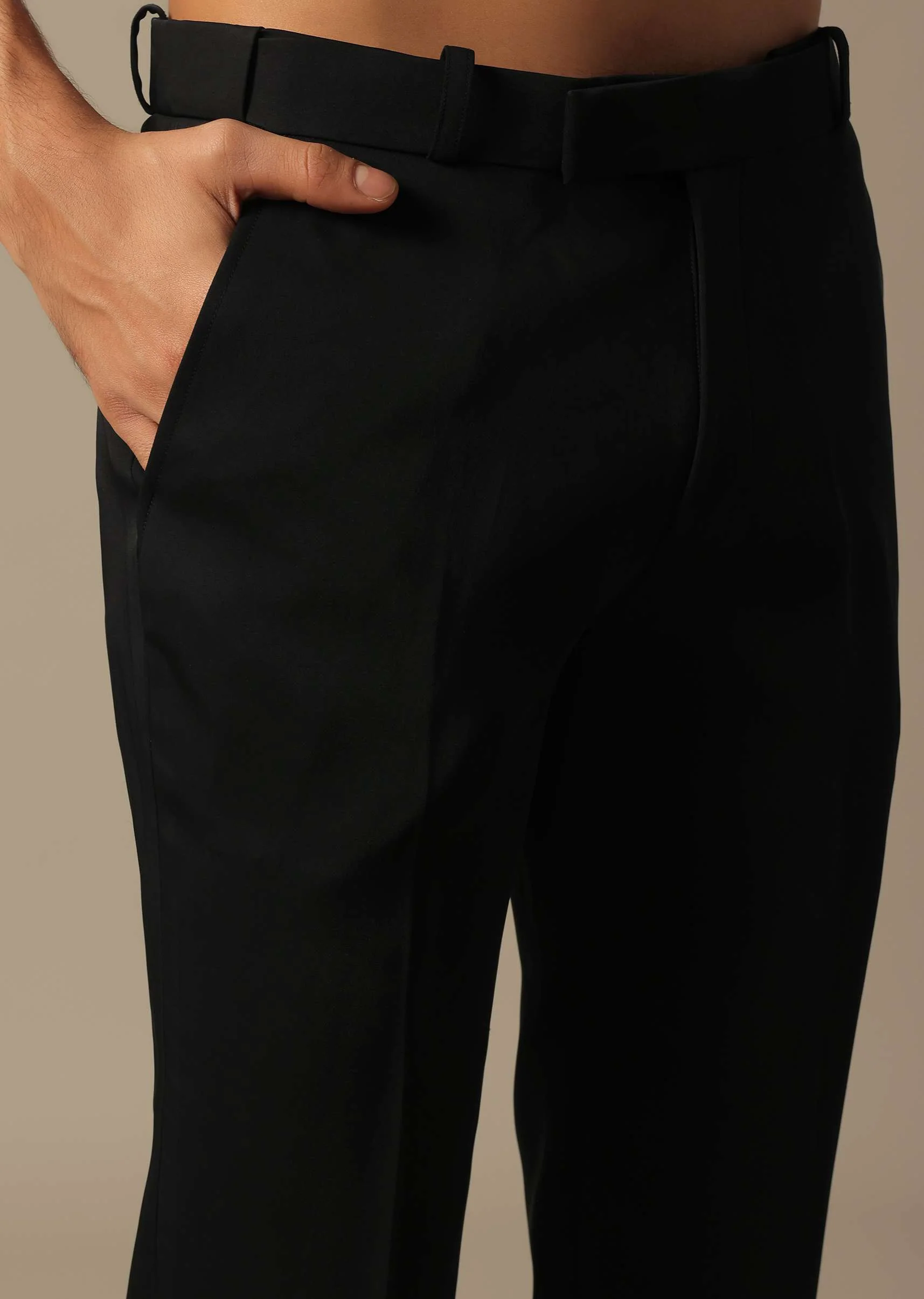 Black Indowestern Set For Grooms - Image 9