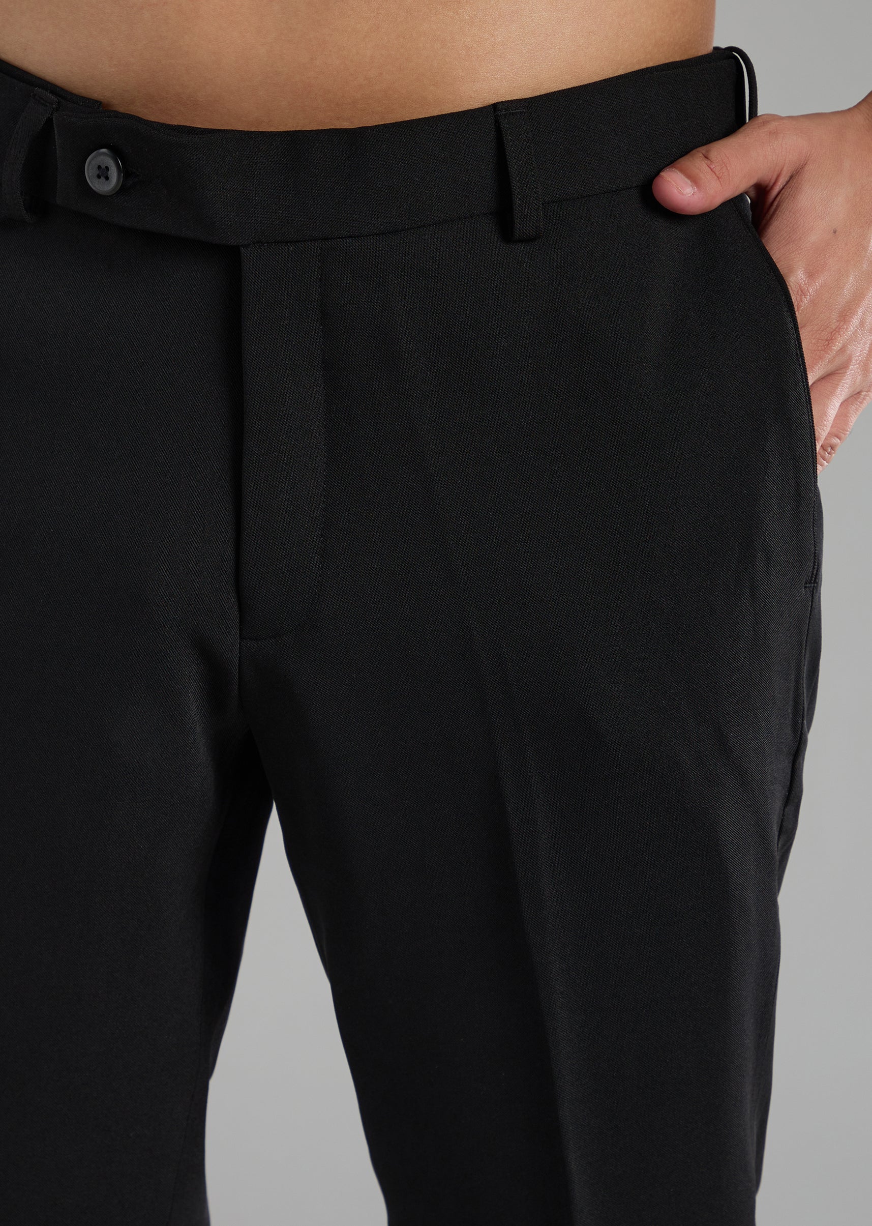 Black Silk Cutdana Embellished Tuxedo Set with Bow Tie - Image 8
