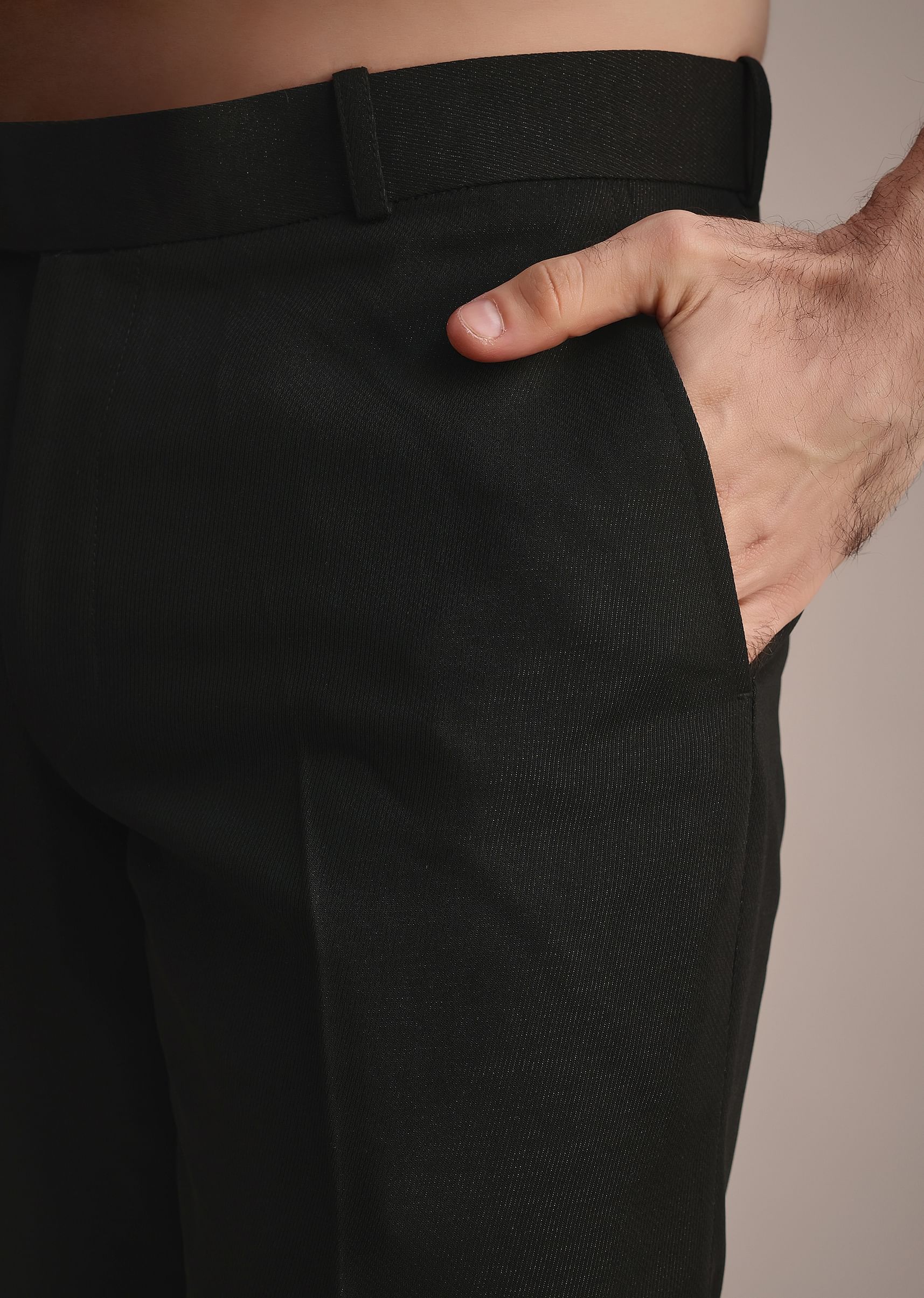 Black Tuxedo With Hand Work - Image 7