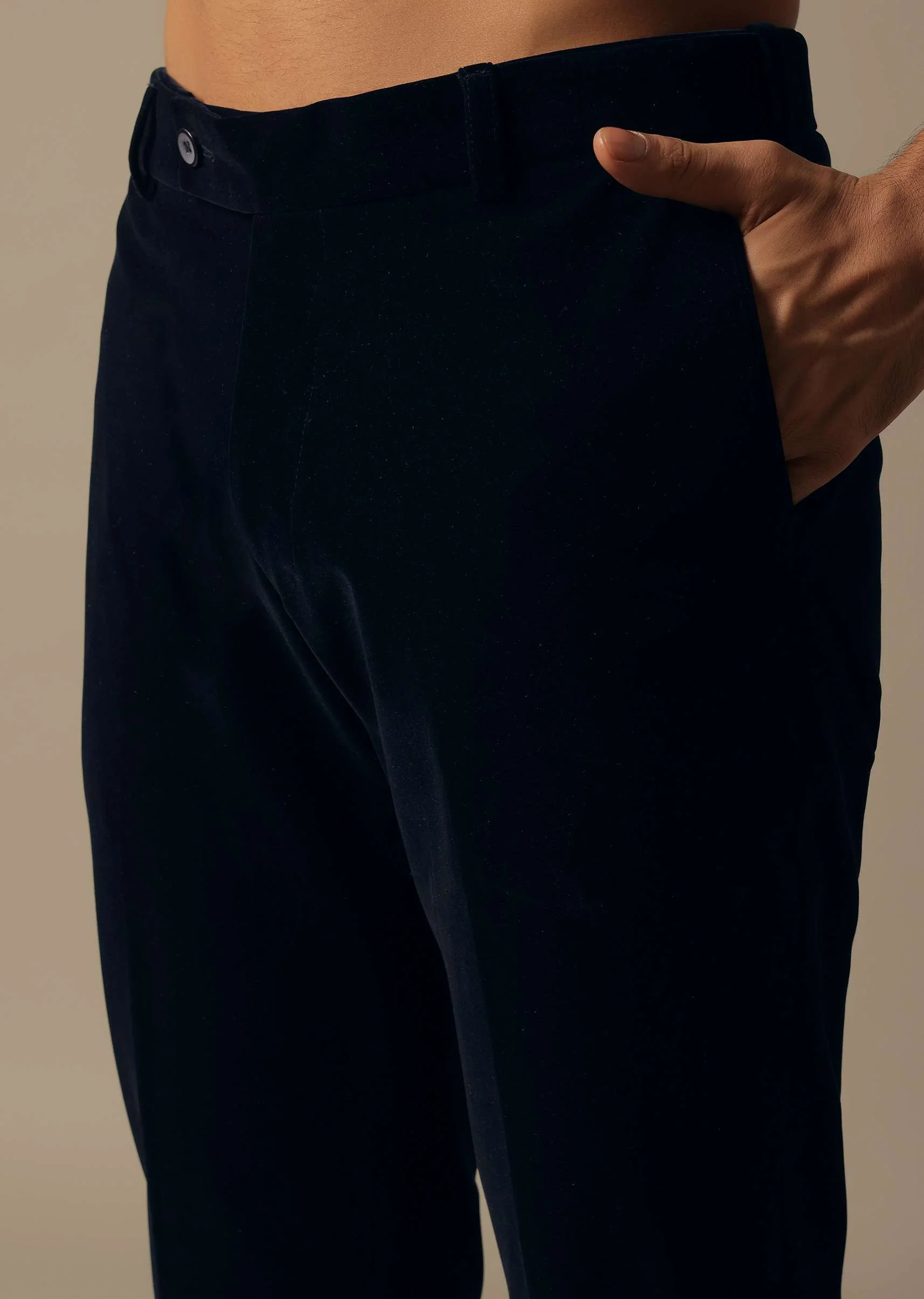 Blue Velvet Tuxedo Set For Men - Image 9