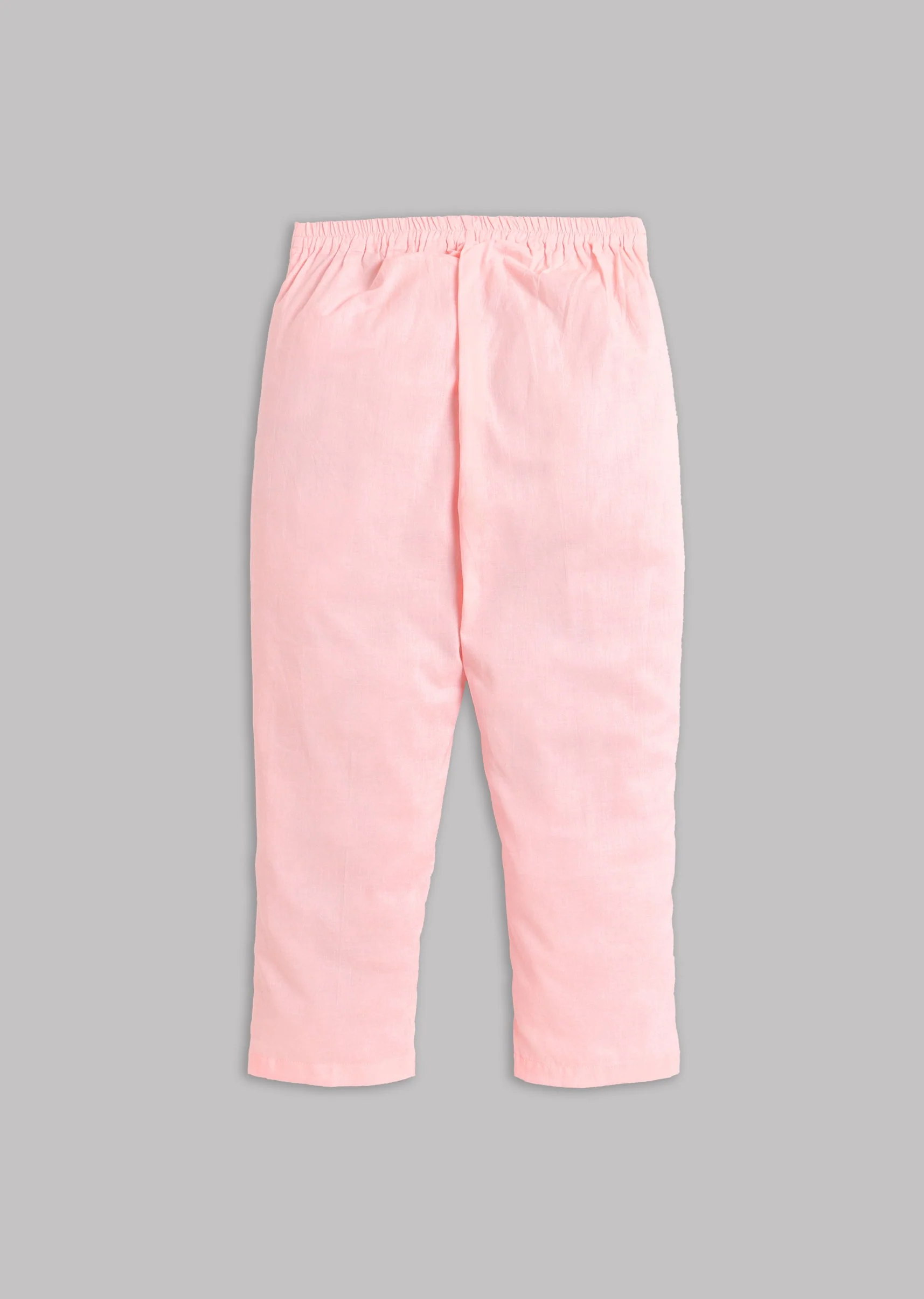 Boys Peach Kurta Set - Image 6