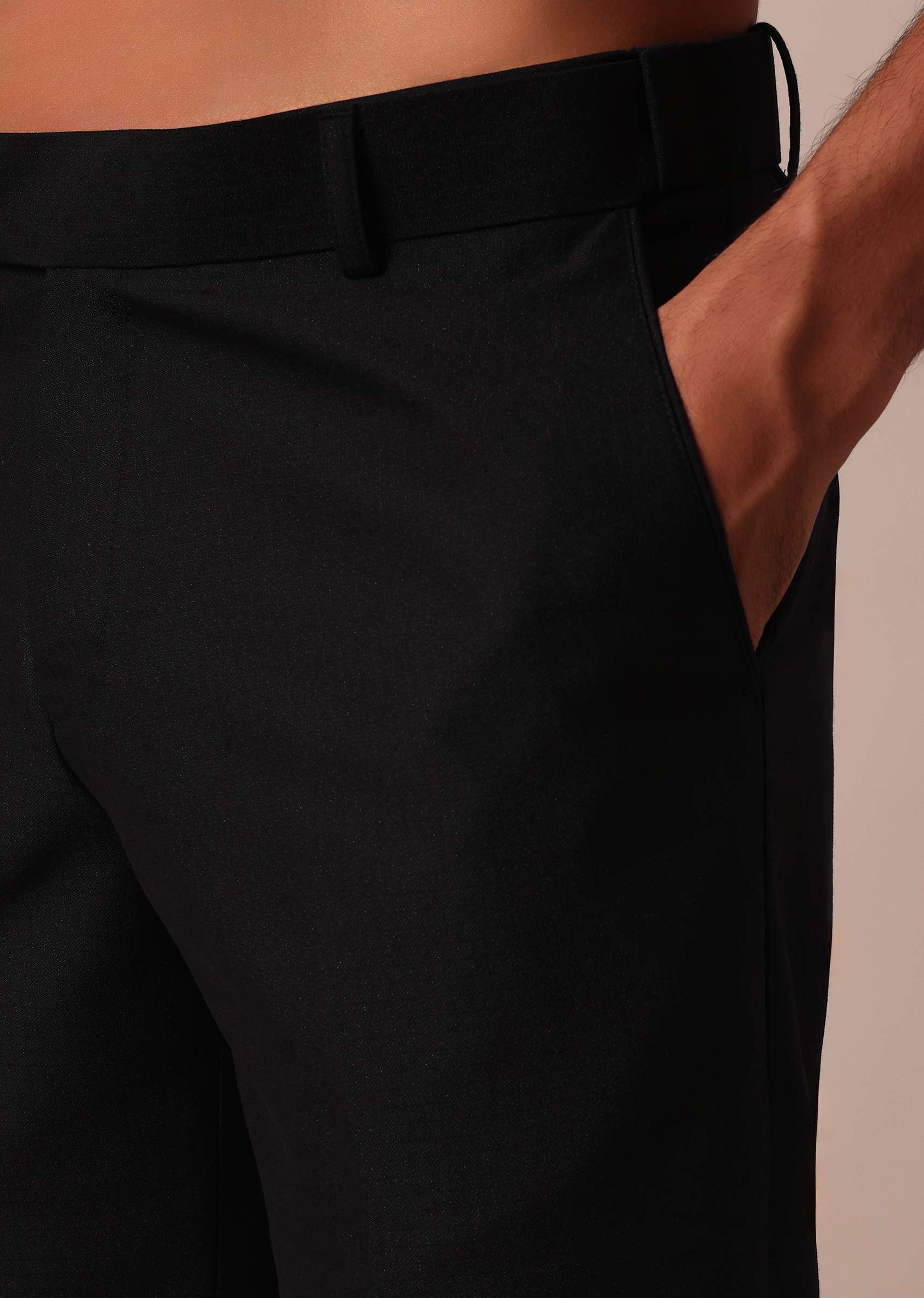 Classic Black Bandhgala Jodhpuri Sherwani - Image 6