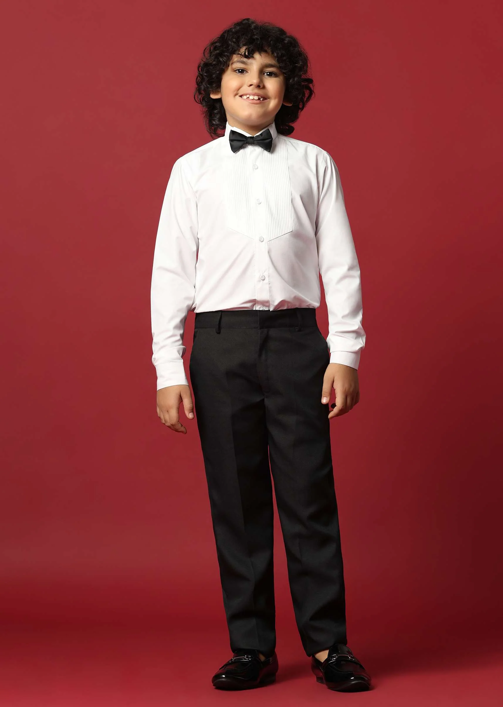 Classic Black Cutwork Tuxedo For Boys - Image 8