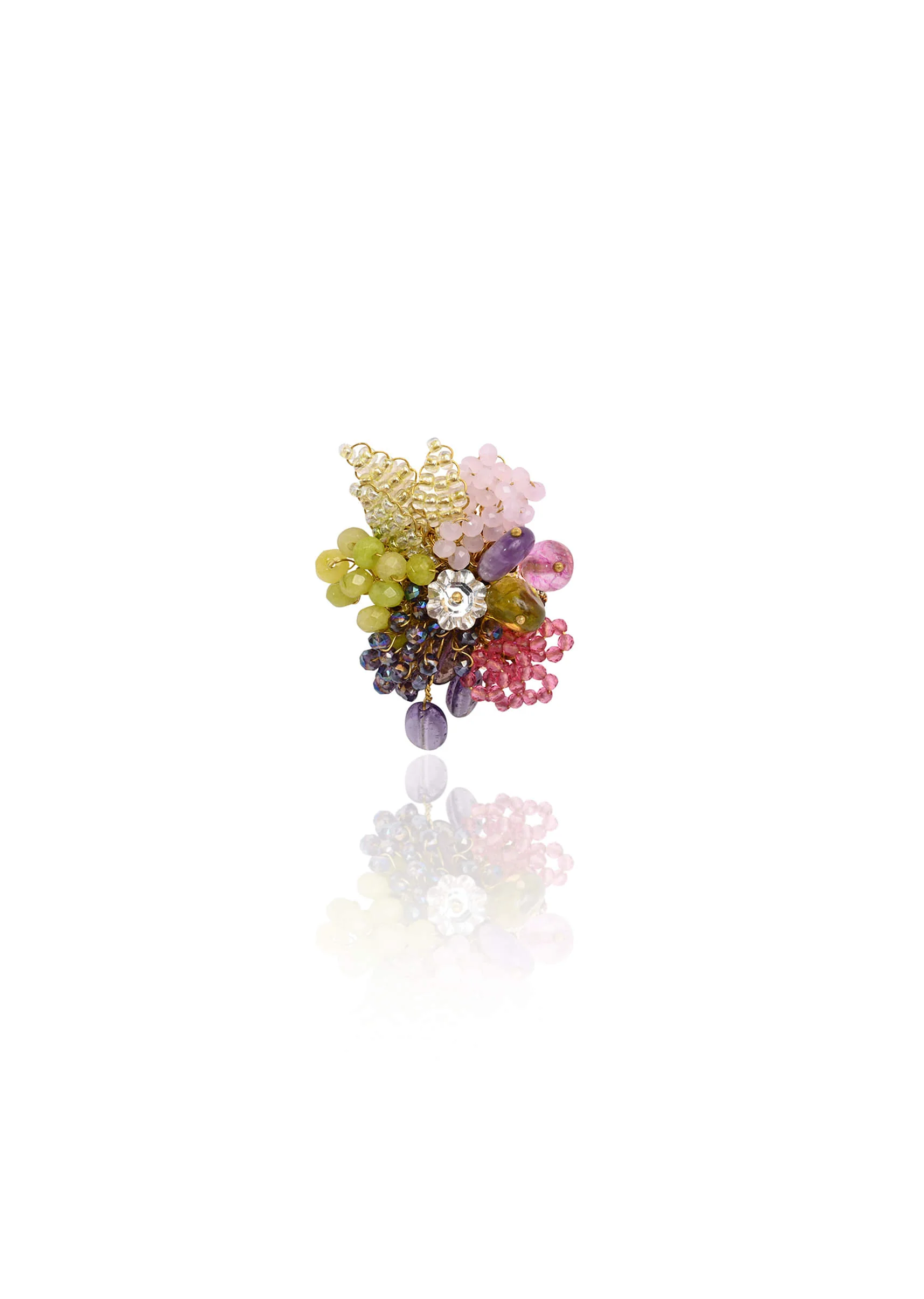 Colourful Stone Studs Indian Wedding Jewelry - Image 5