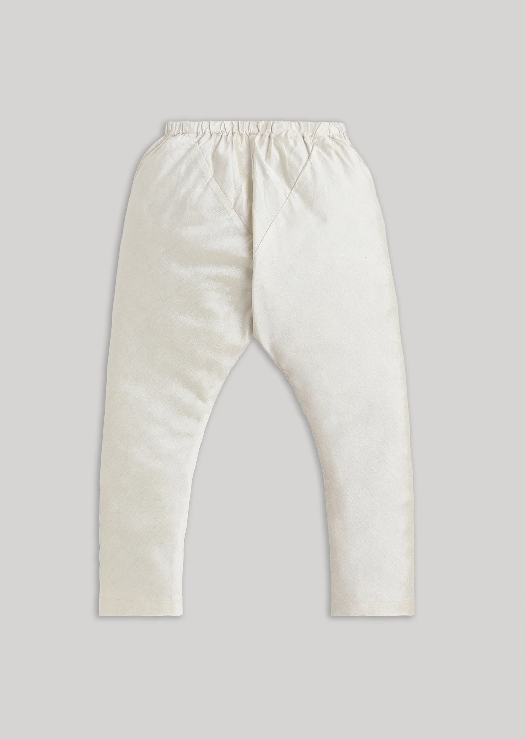 Cream Kids Kurta Set - Image 5
