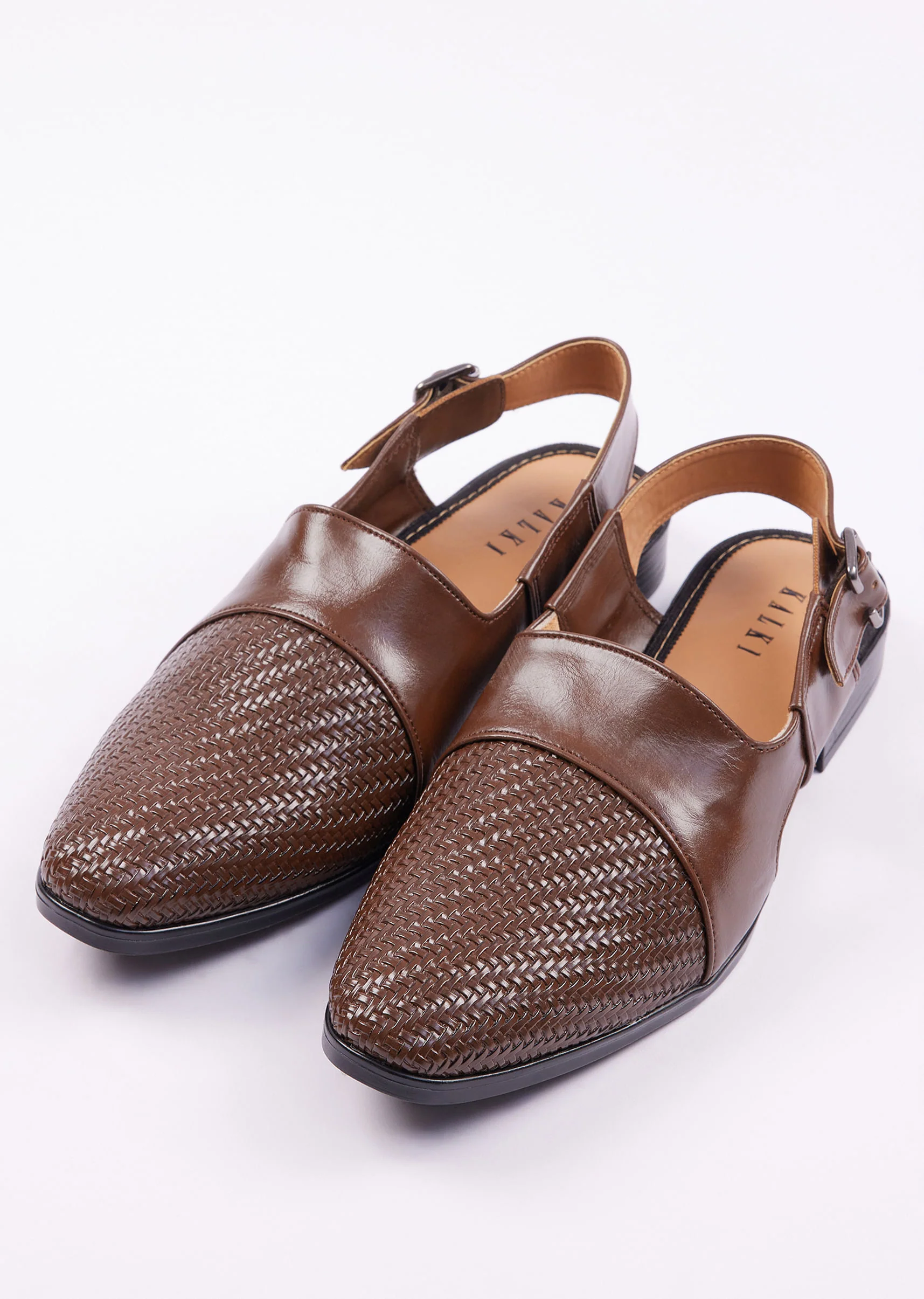 Dark Brown Ethnic Juttis For Men - Image 2