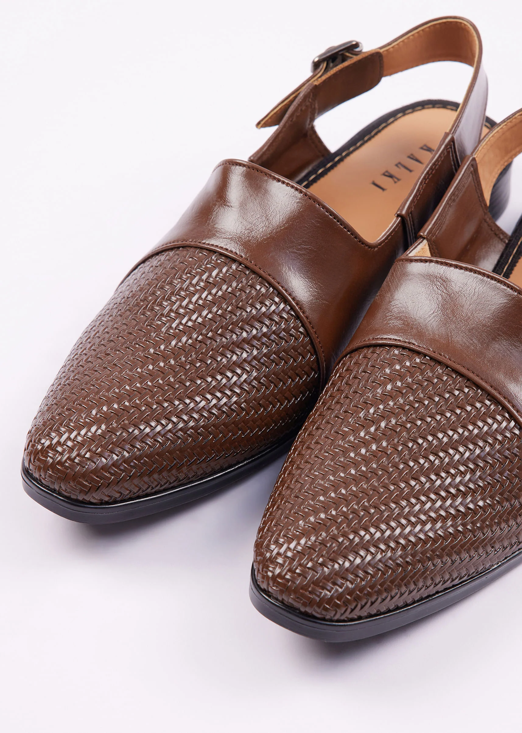Dark Brown Ethnic Juttis For Men - Image 3