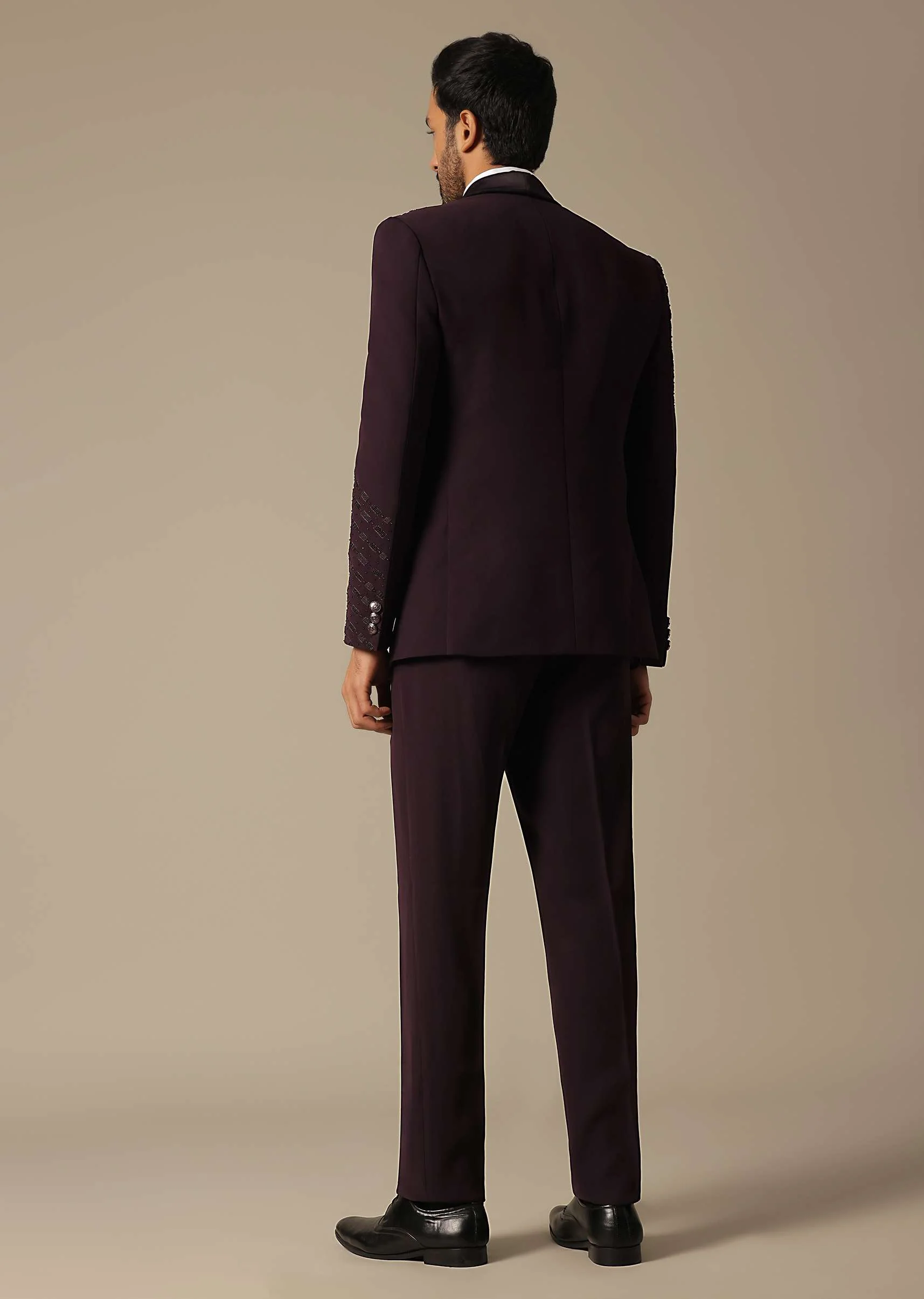 Embroidered Tuxedo Set for the Stylish Groom - Image 5