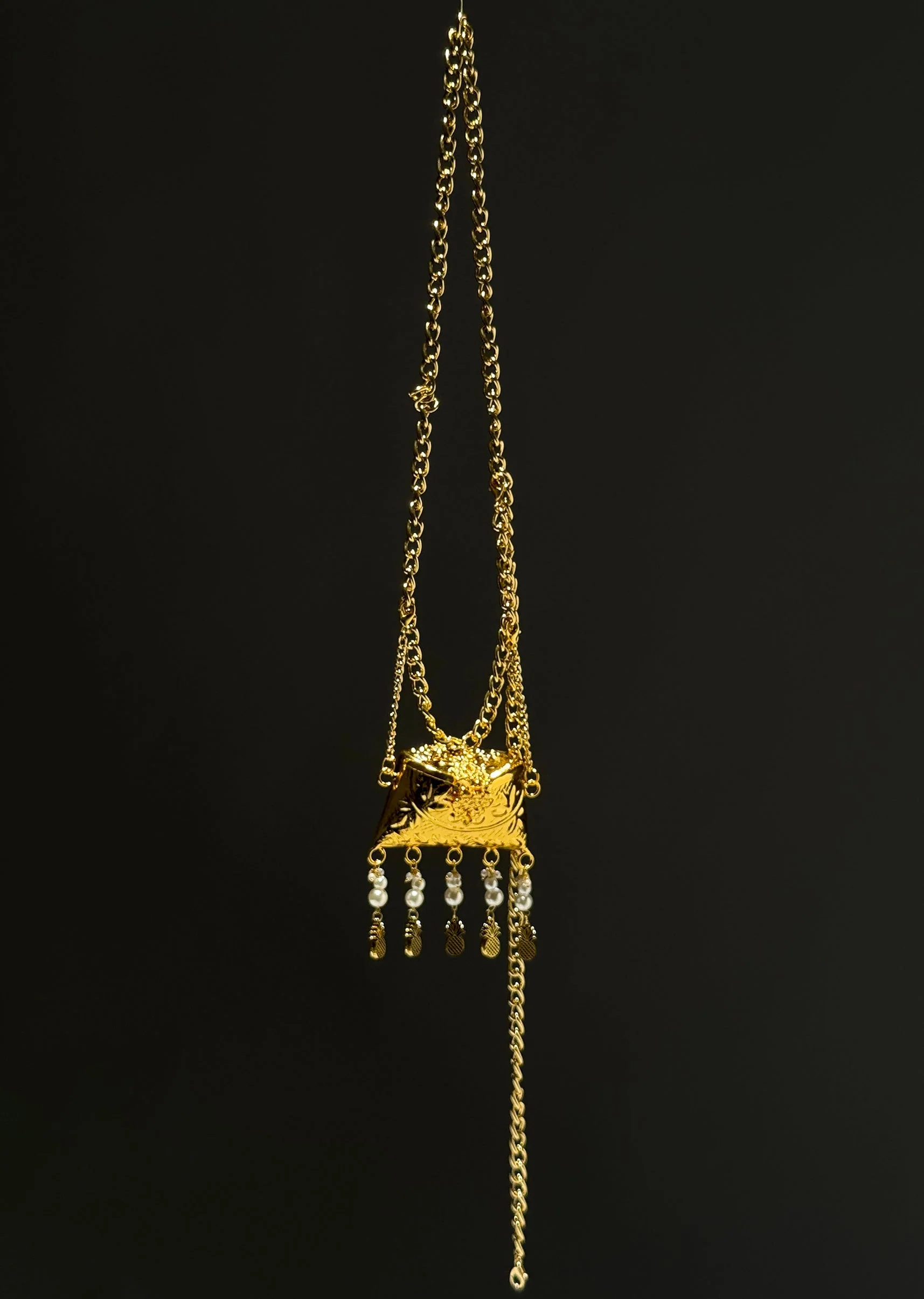 Gold Filigree Waist Chain - Image 2