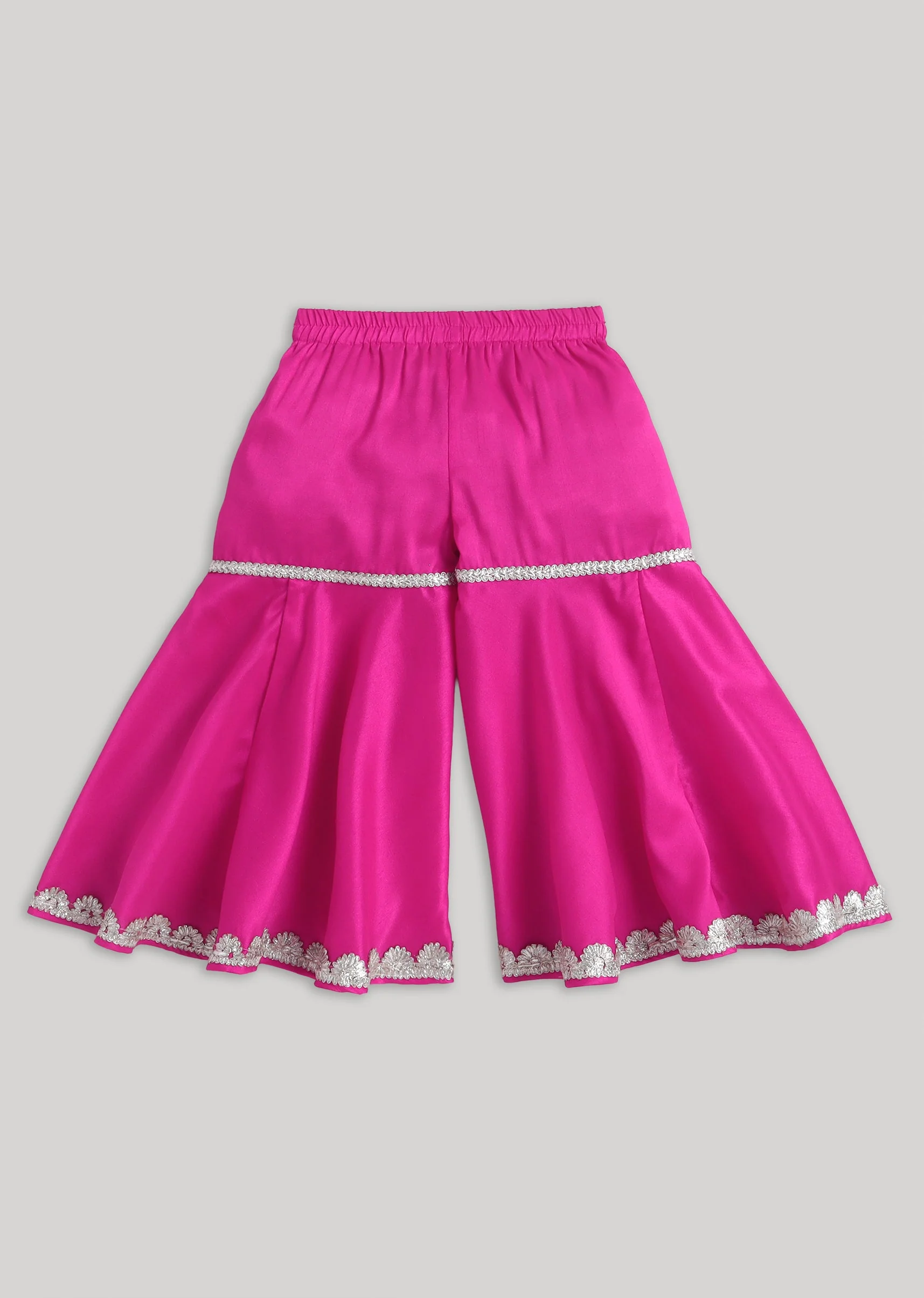 Hot Pink Embellished Salwar Kameez Set with Dupatta - Image 5