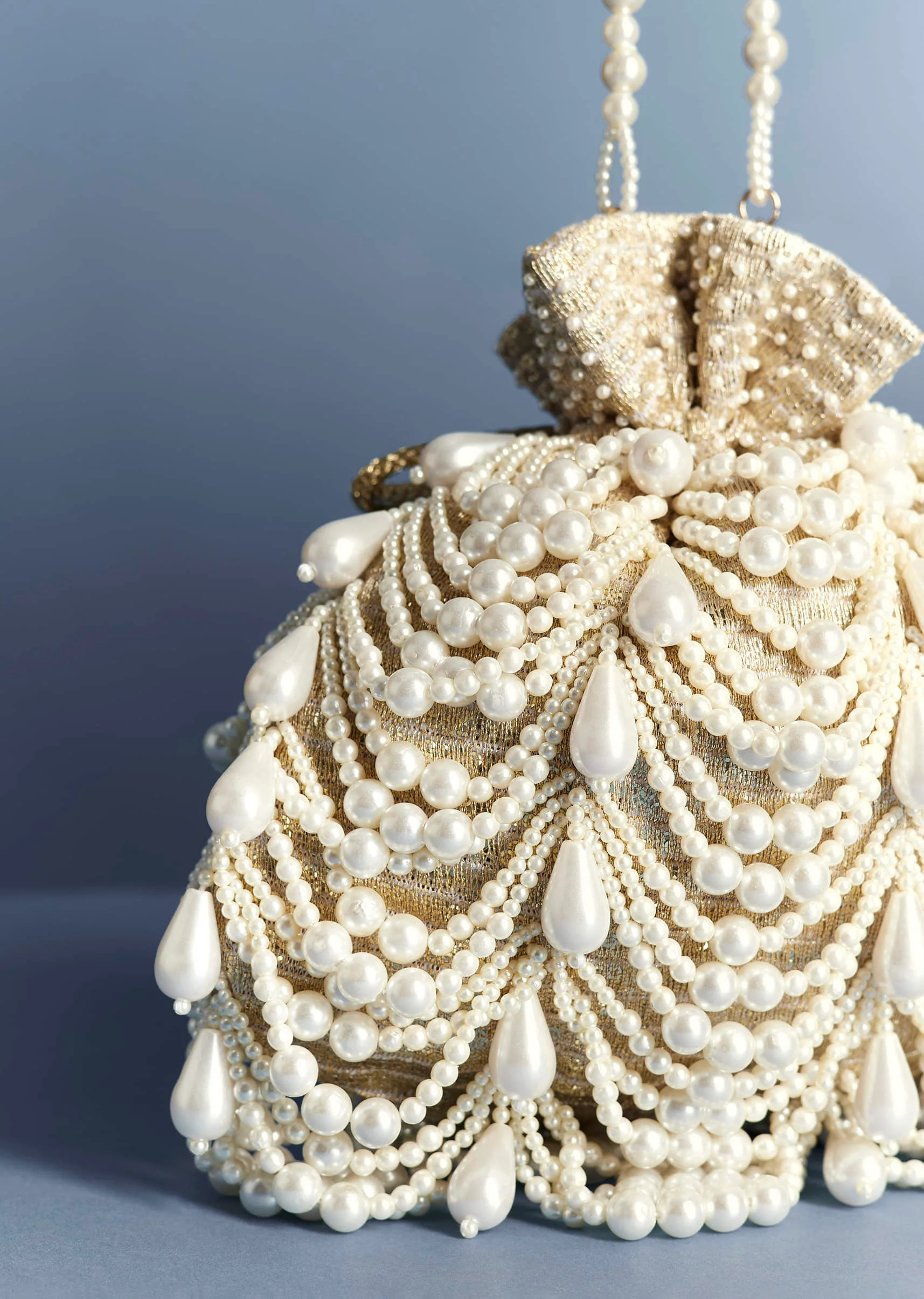 Ivory Pearl Drop Potli - Image 2