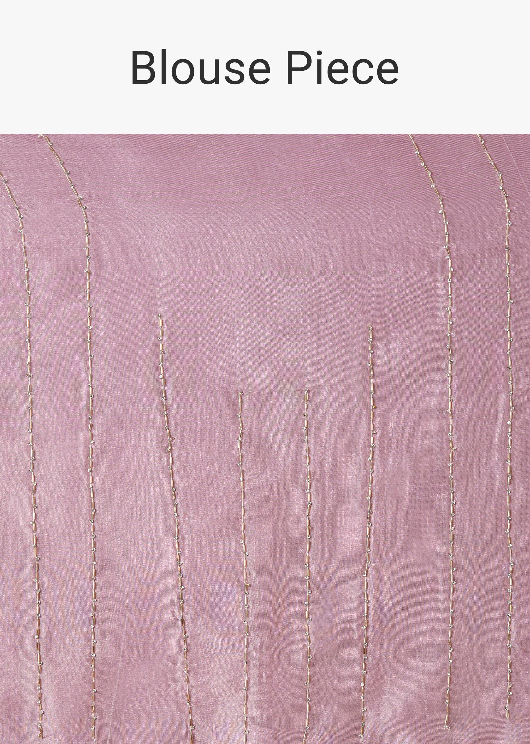 lavender Ombre Jacquard Saree - Image 9