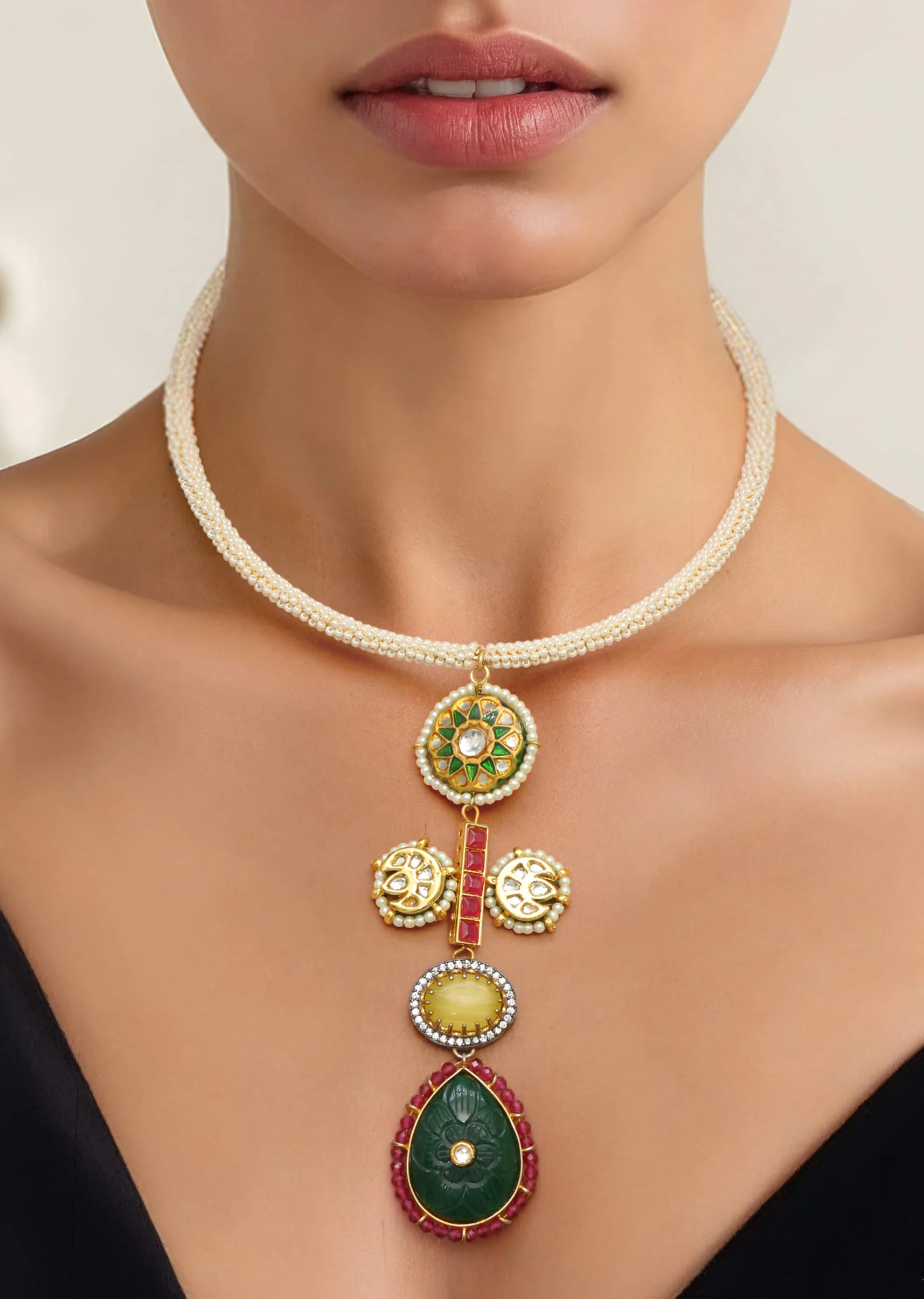 Multi Fusion Pendant Necklace