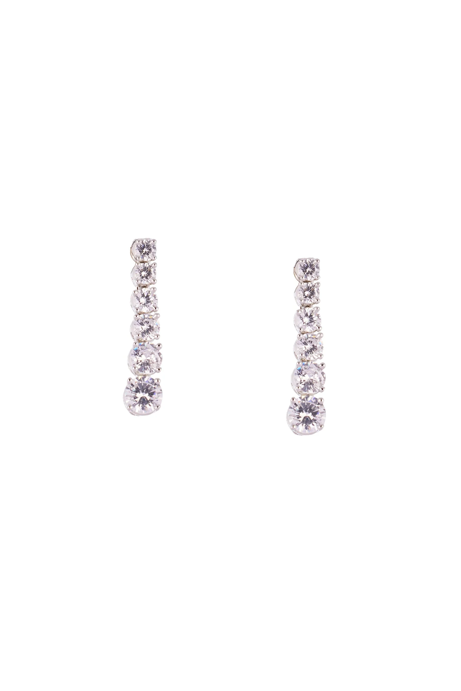 Necklace Set in Silver Finish with Zircon Detailing - Image 4