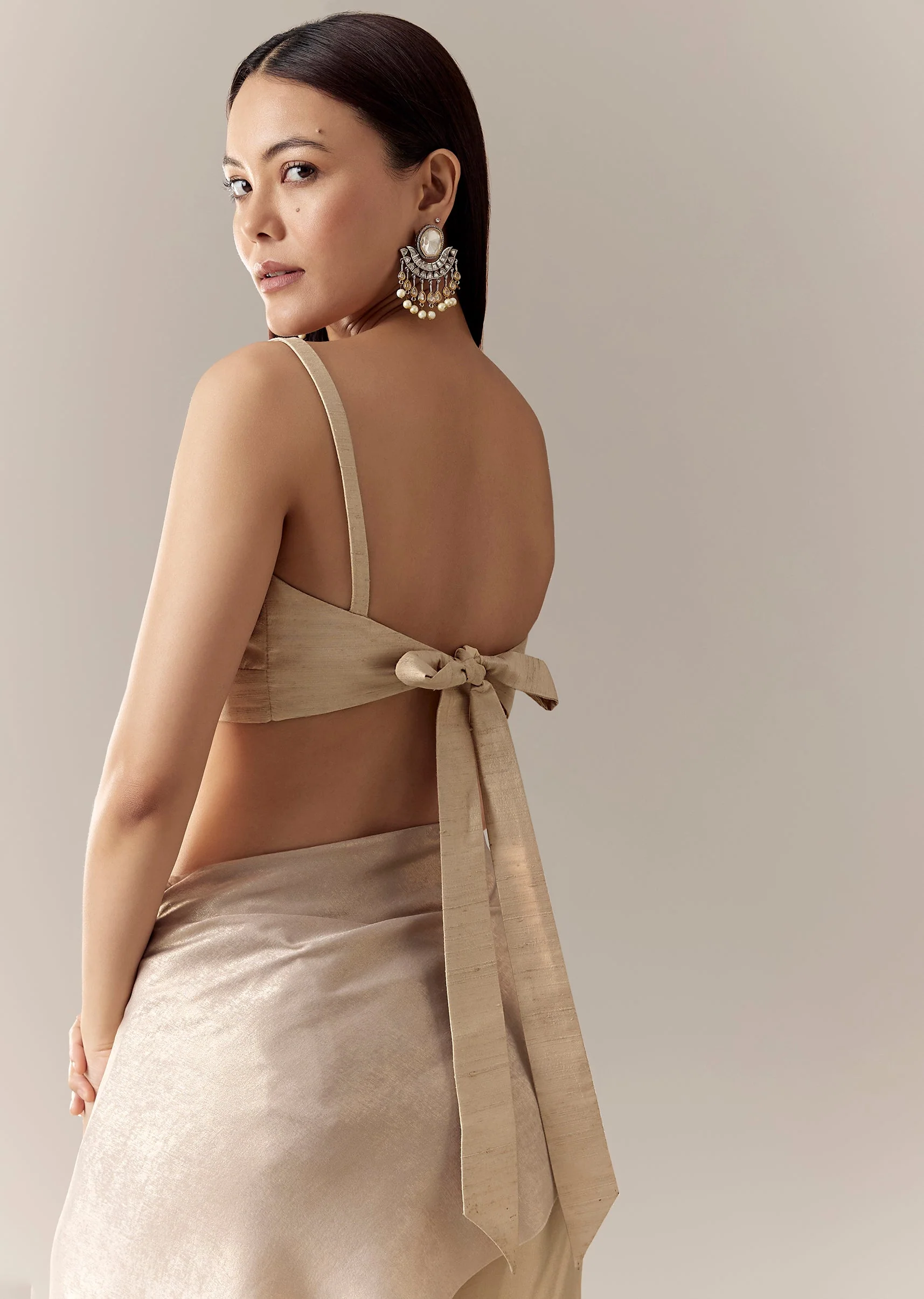 Off White Sweetheart Sleeveless Dori Blouse - Image 3
