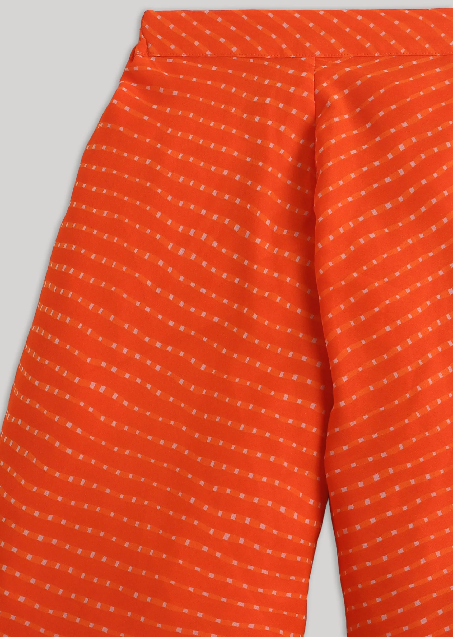Orange Embroidered Salwar Kameez Set with Jacket - Image 8