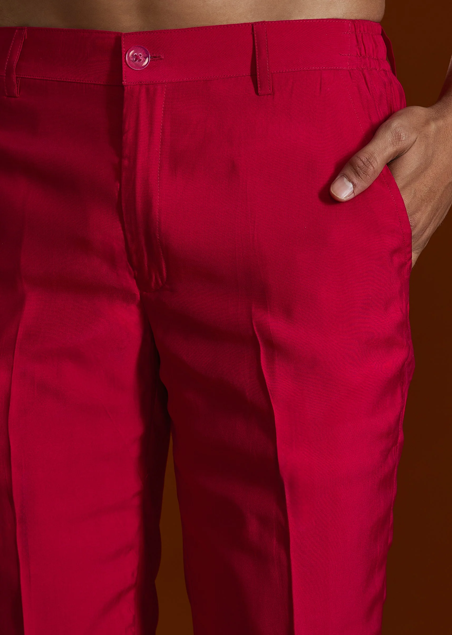 Pink Embroidered Viscose Kurta Set With Dupatta - Image 6
