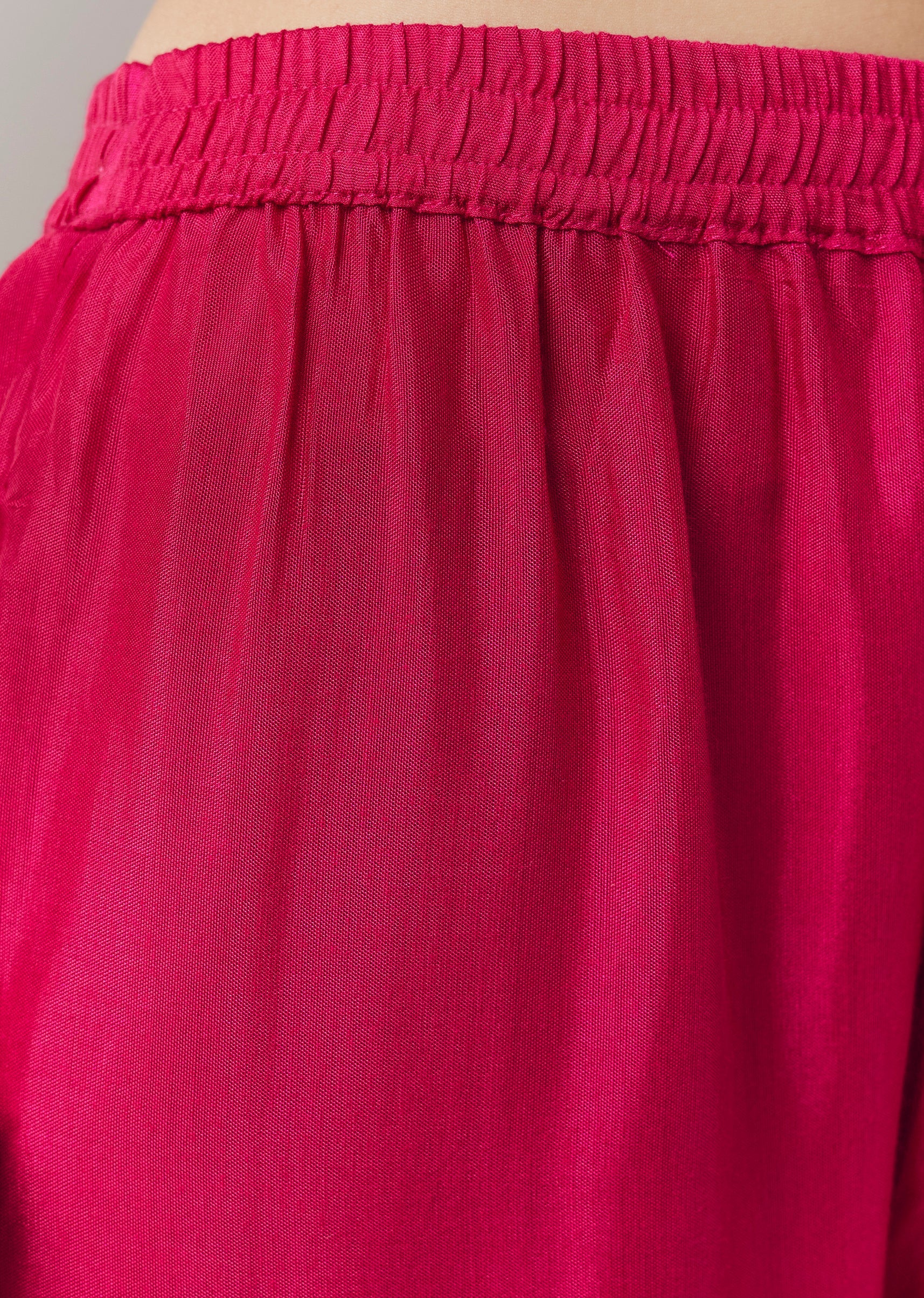 Pink Kaftan Kurti In Bandhani Print With Gotta Work - Image 6