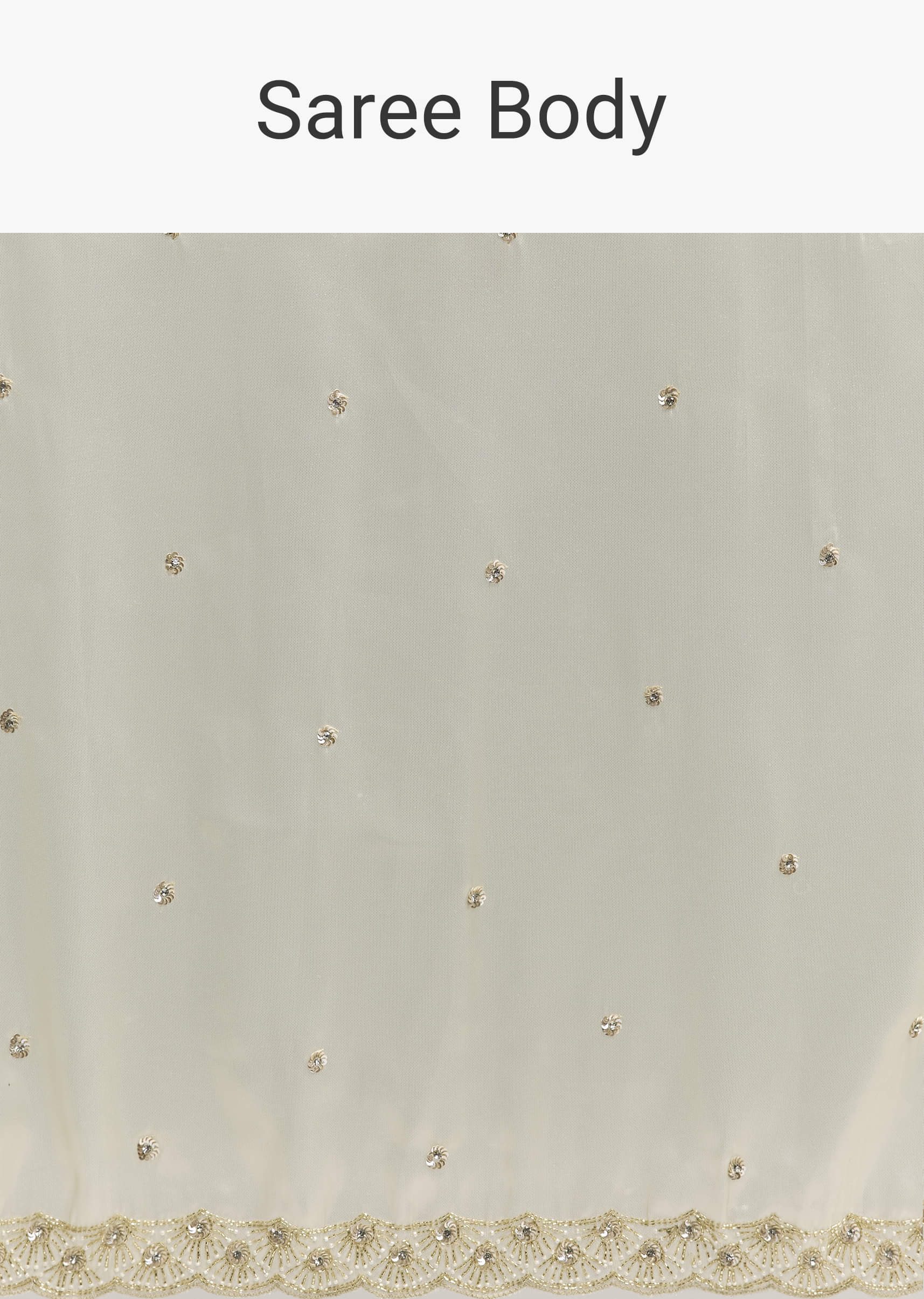Pista Green Tissue Saree With Butti Work Embroidery - Image 8