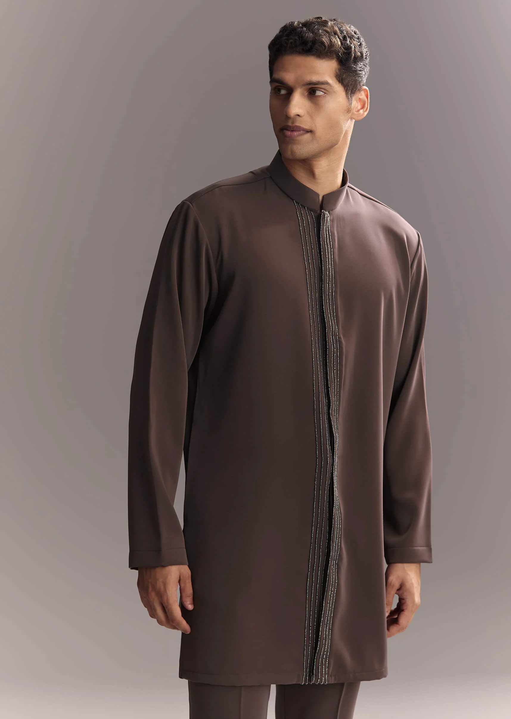 Purple Jodhpuri Suit For Men With Heavy Hand Work - Image 6