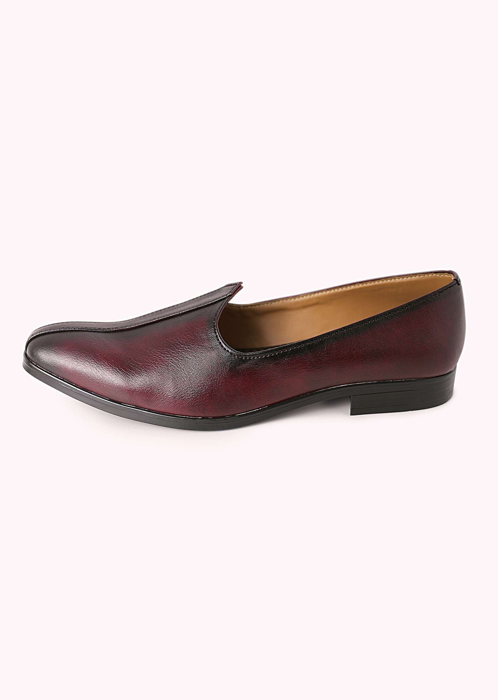 Purple Shaded Juttis with Block Heels - Image 4