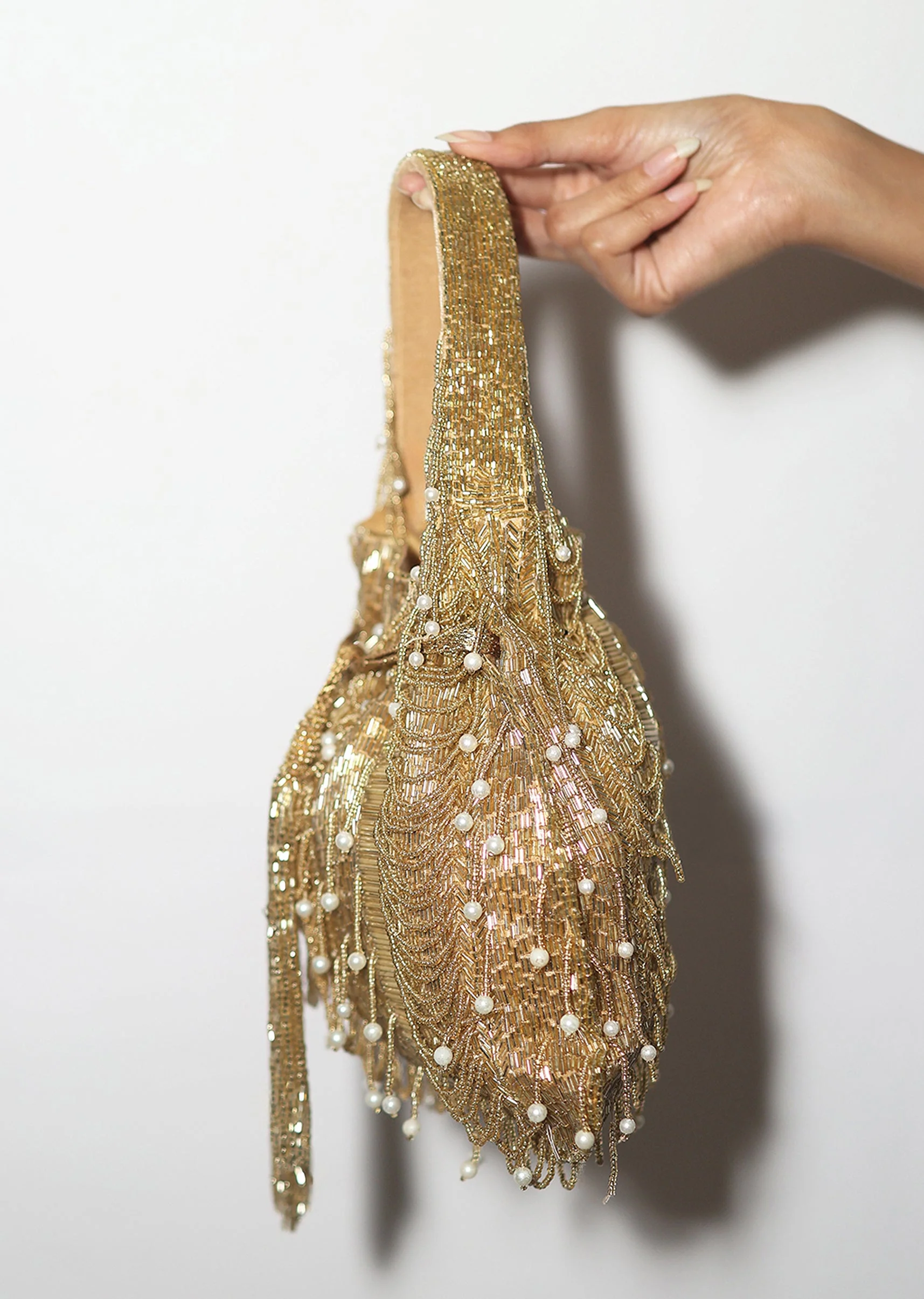 Regal Gold Cut Dana Potli Bag - Image 3