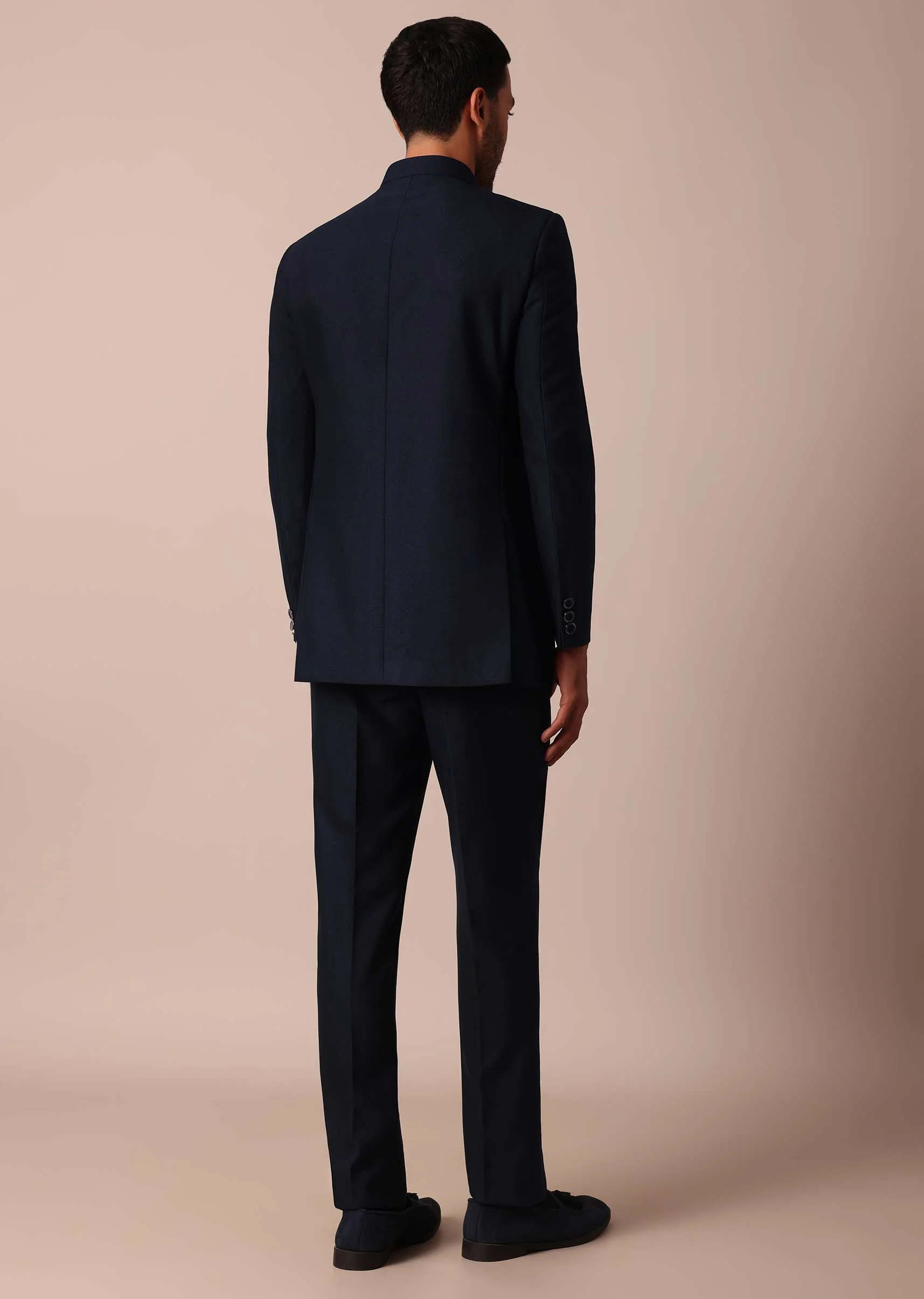 Royal Blue Bandhgala Jodhpuri Suit - Image 5