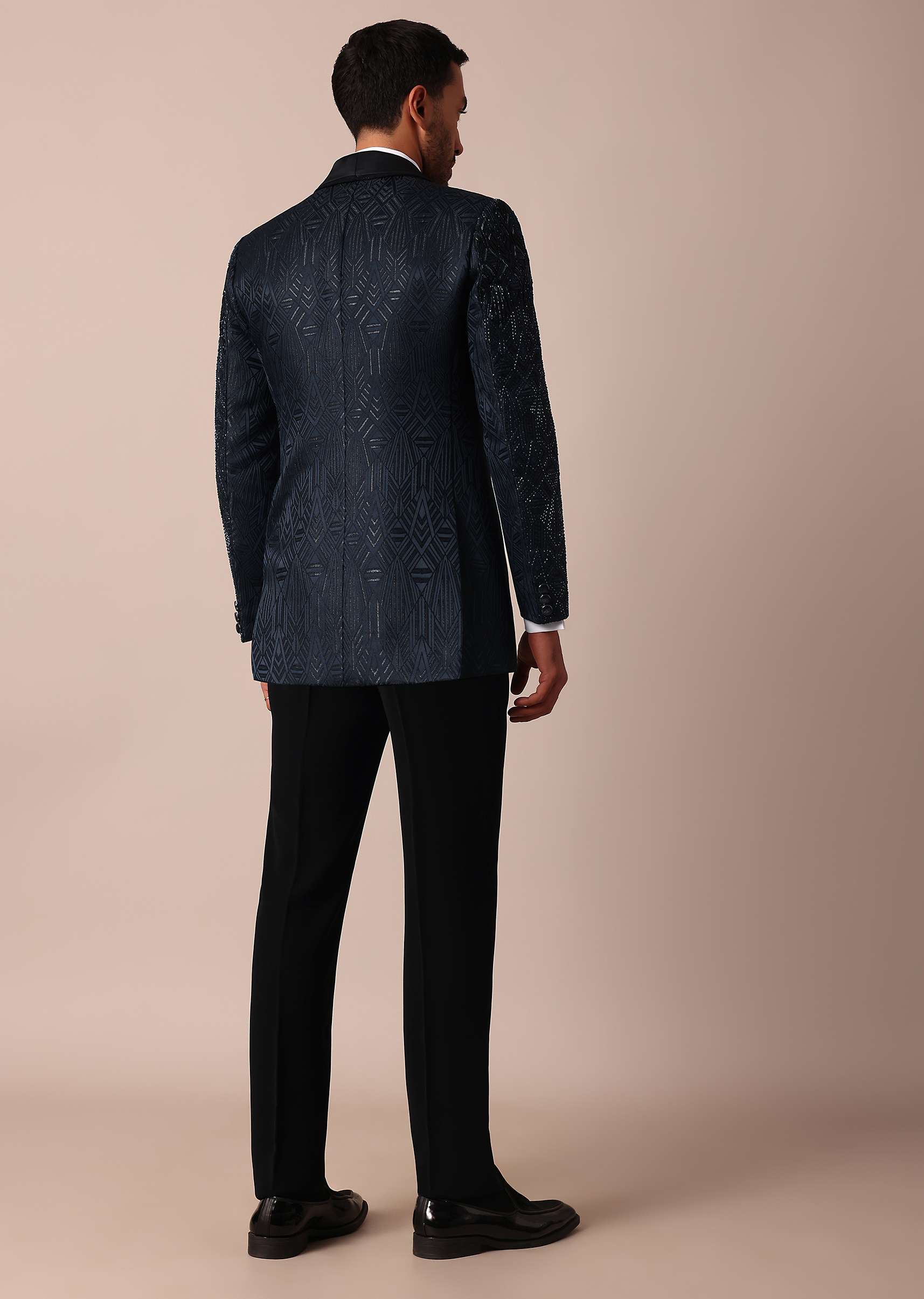 Royal Blue Tuxedo For Men - Image 7