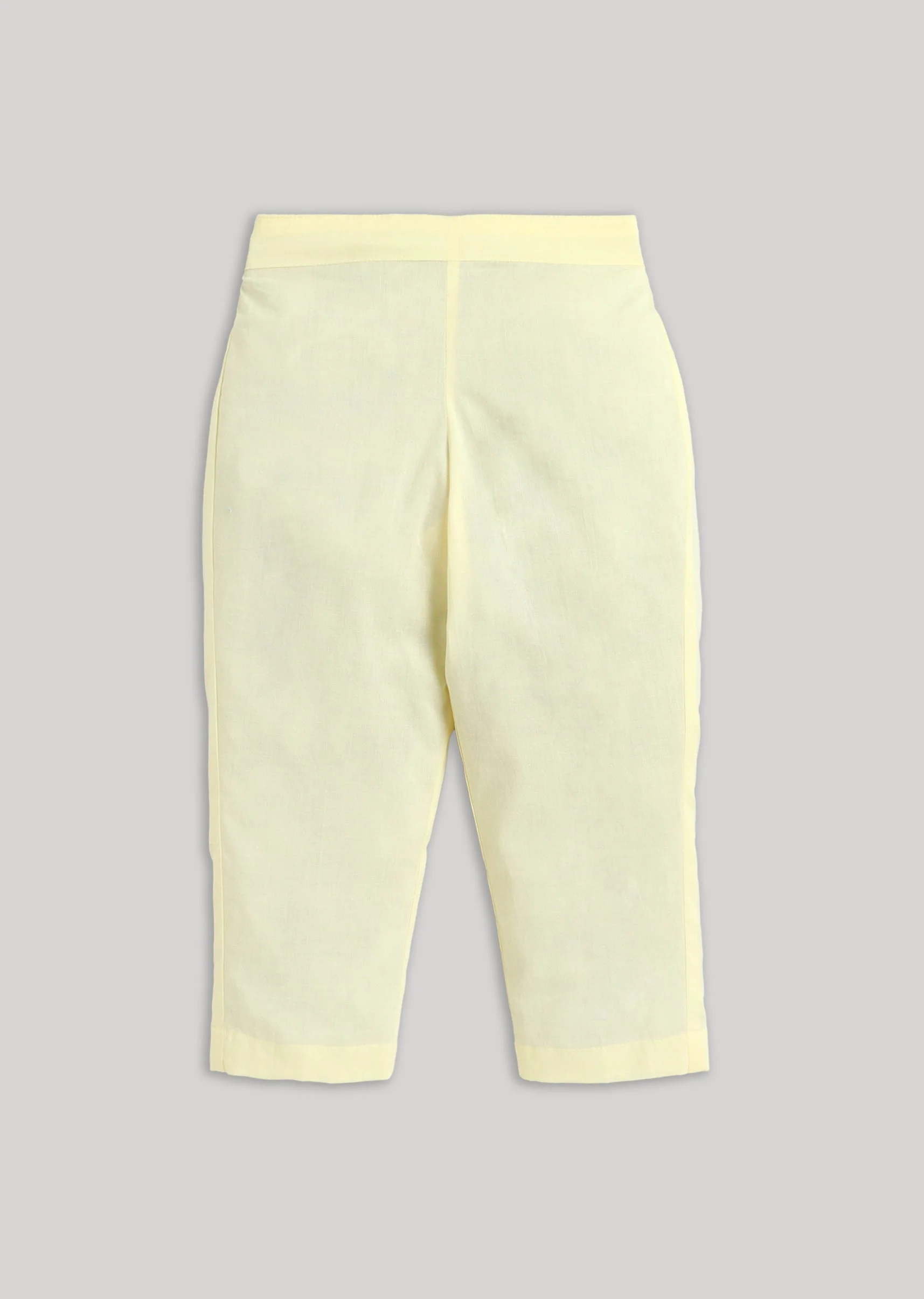 Yellow Kurta Set With Embroidery And Multicolour Accents - Image 6